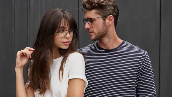 Loving Couple In Glasses alt
