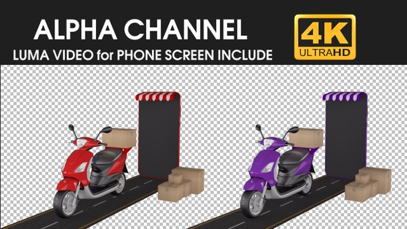 Delivery Service Moped alt