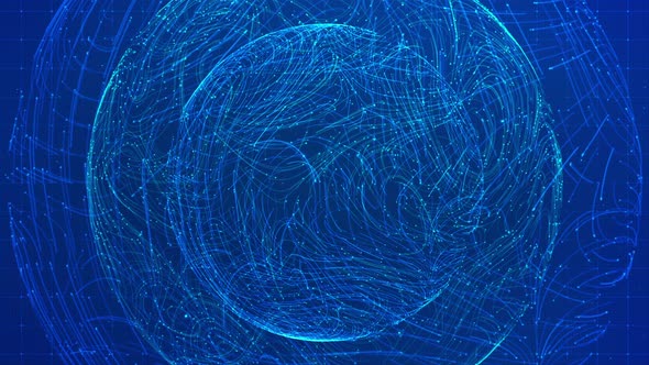 Line Structure Sphere Digital Technology alt