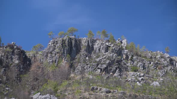 Panorama of Mountain Rocks