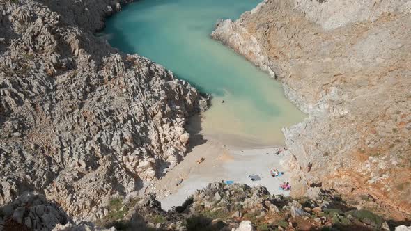 Seitan Limania Beach on Crete, Greece alt