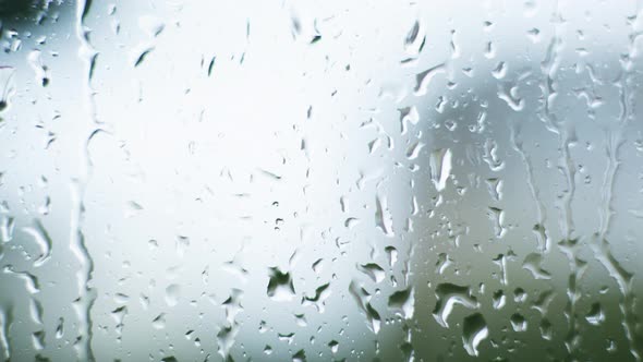 Raindrops on a window