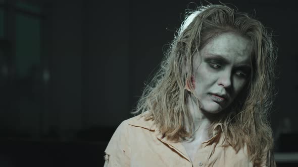 Zombie Woman Portrait alt