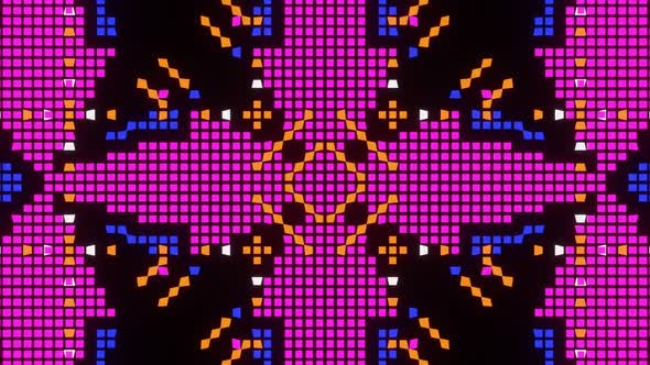 Vj Loop Animation Of Pixel Mosaic Ver23 02