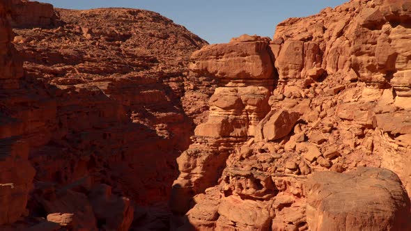 Canyon Among the Desert Rocks