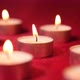 Candlelights on Red Background, Romantic Valentine's Day - VideoHive Item for Sale