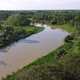 Aerial view green scenery of river - VideoHive Item for Sale