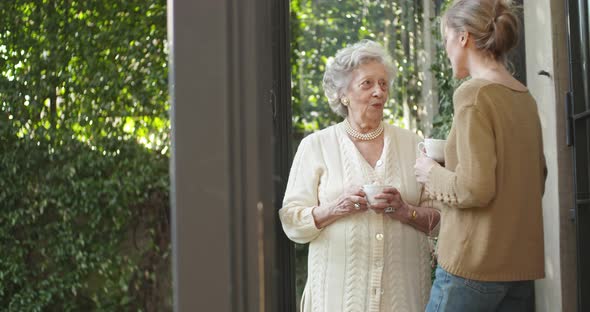 Multigeneration Women Talking Together