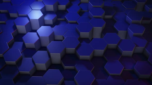 Background with Hexagons