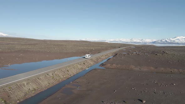 Aerial shots of the beginning of the descent towards Chivay, Colca Canyon, Peru alt