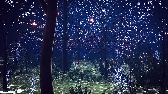 Night Magic Glowing Garden