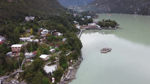 Caleta Tortel village, near to the end of Carretera Austral - Patagonia, Chile - South America parti alt