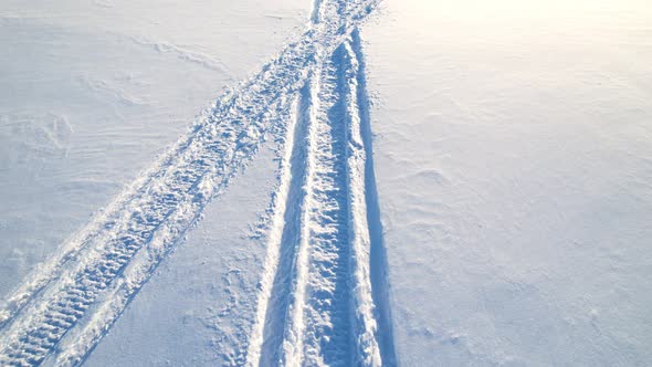Snowmobile Tracks