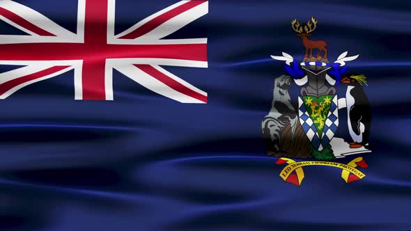South Georgia And The South Sandwich Islands Flag Waving alt