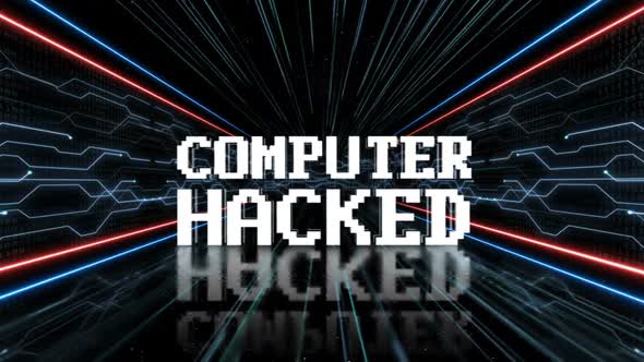 Computer Hacked Text and Tech Room