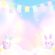 Cute Easter Bunny And Flowers - VideoHive Item for Sale