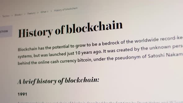 History of Blockchain All Time alt