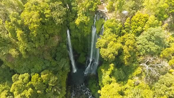 Beautiful Tropical Waterfall alt