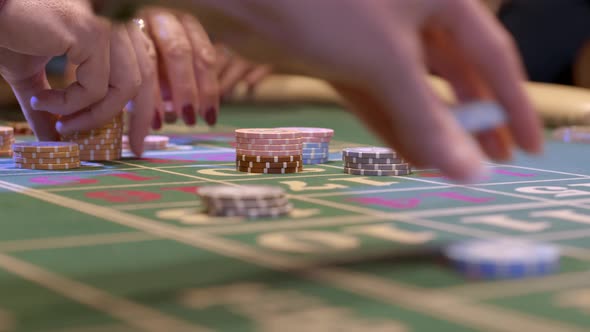 Casino Gambling Chips Betting Roulette