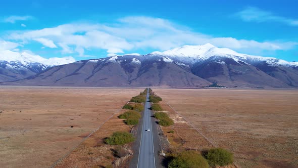 Patagonia landscape. Famous town of El Calafate at Patagonia Argentina alt