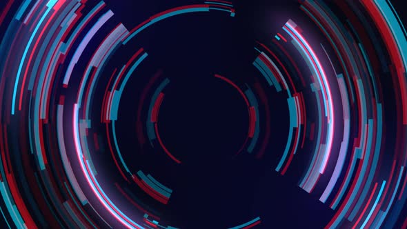 Colorful glow Circle Abstract Futuristic Tech Motion Background alt