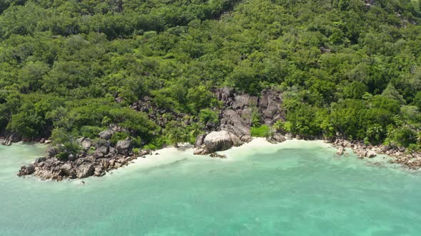 Aerial View Nature of Seychelles alt