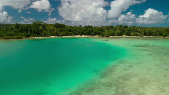 Drone view of small islands, Efate Island, Vanuatu, Port Vila