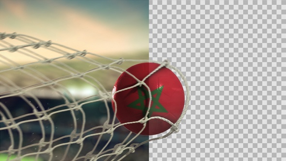 Soccer Ball Scoring Goal Day - Morocco