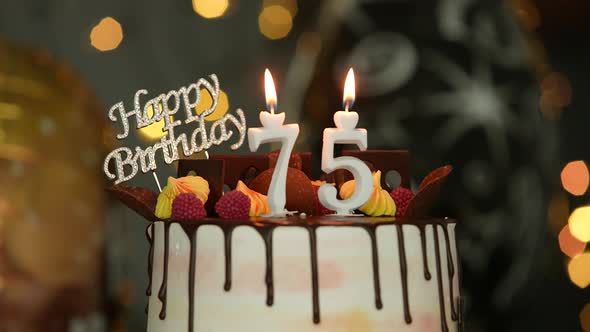 75th Birthday Cake alt