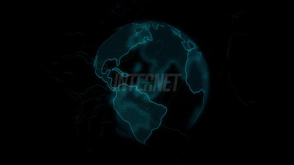 Internet Earth Background 