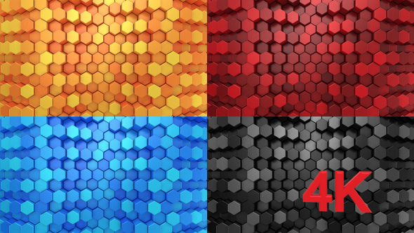 Hexagons Form A Wave alt