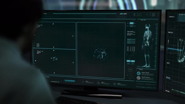Detecting a deadly cancer tumor after the scan analysis of the patients brain alt