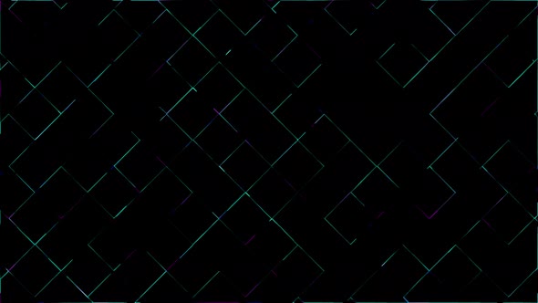 procedural cyan color line animated background.