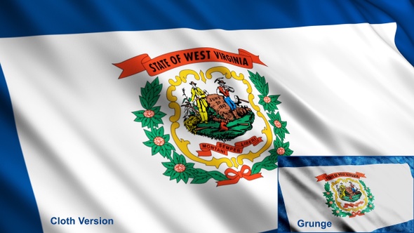 West Virginia State Flags, Motion Graphics | VideoHive