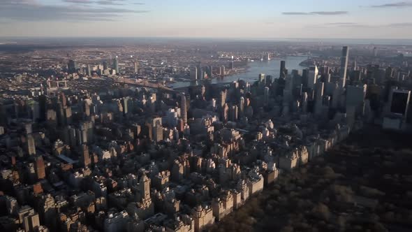 A nice sunset day with my drone in Central Park in New York City's biggest park. alt