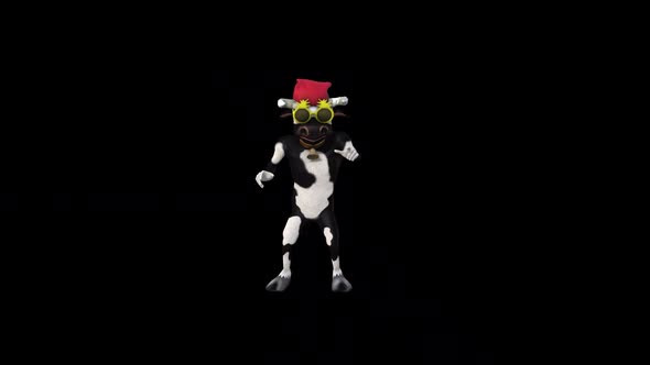 Cartoon Cow Dance 9 alt