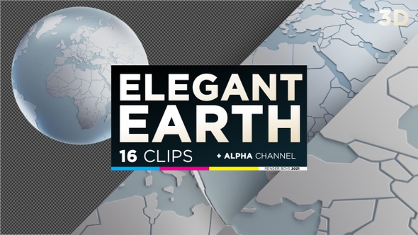 3D Elegant Earth / Globe