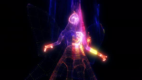 The Holy Abstract Angel 4k alt