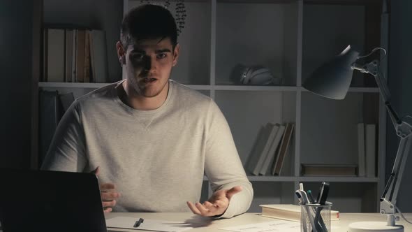 Business Conflict Night Office Annoyed Manager alt