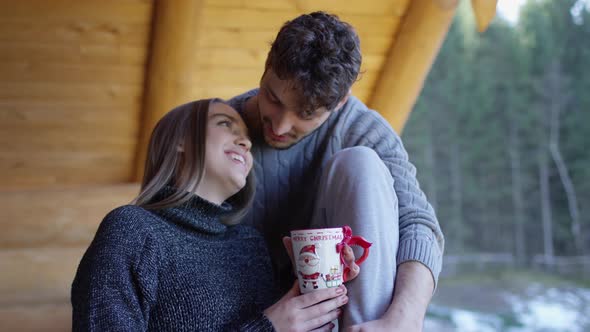 Young couple having their time together alt