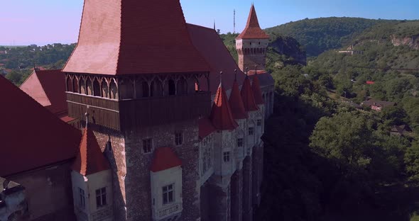 Corvin Castle In Transylvania, Romania alt