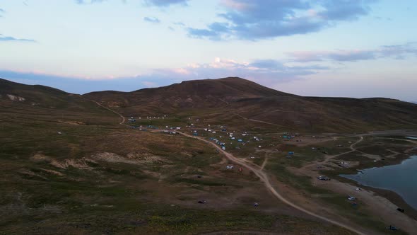 Mountain, Lake View, and Campers alt