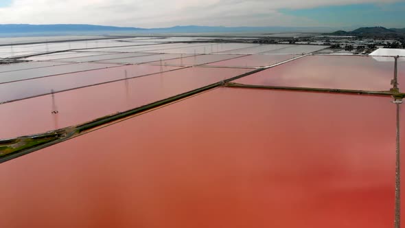 Aerial of Evaporation Ponds alt