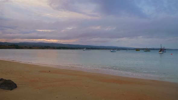 Fishing Boats in Bay