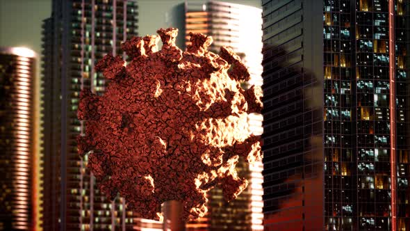 Empty City Caused By Quarantine As a Result of Coronavirus Infection alt