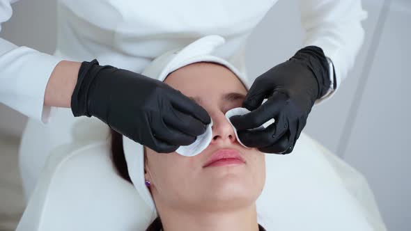 Adult Woman is Relaxing in Spa Salon During Skincare Treatment ...