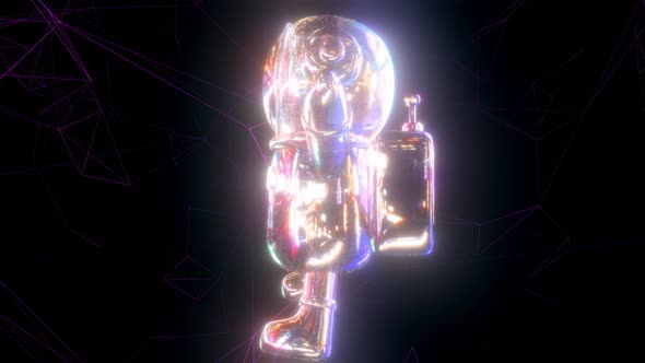 Abstract Happy Astronaut Hd