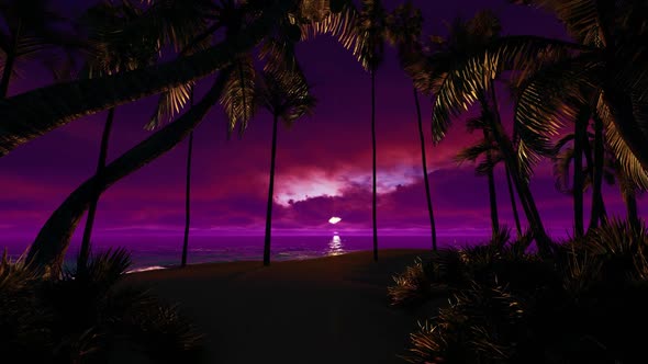 Sunset At Island 2k