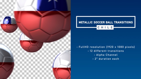 Metallic Soccer Ball Transitions - Chile