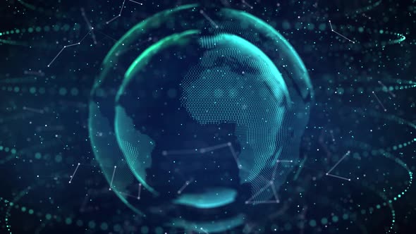 Technology Network Data Connection, Digital Network and Cyber Security alt